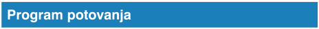 Program potovanja