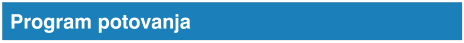 Program potovanja