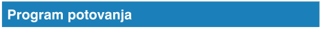 Program potovanja