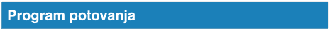 Program potovanja